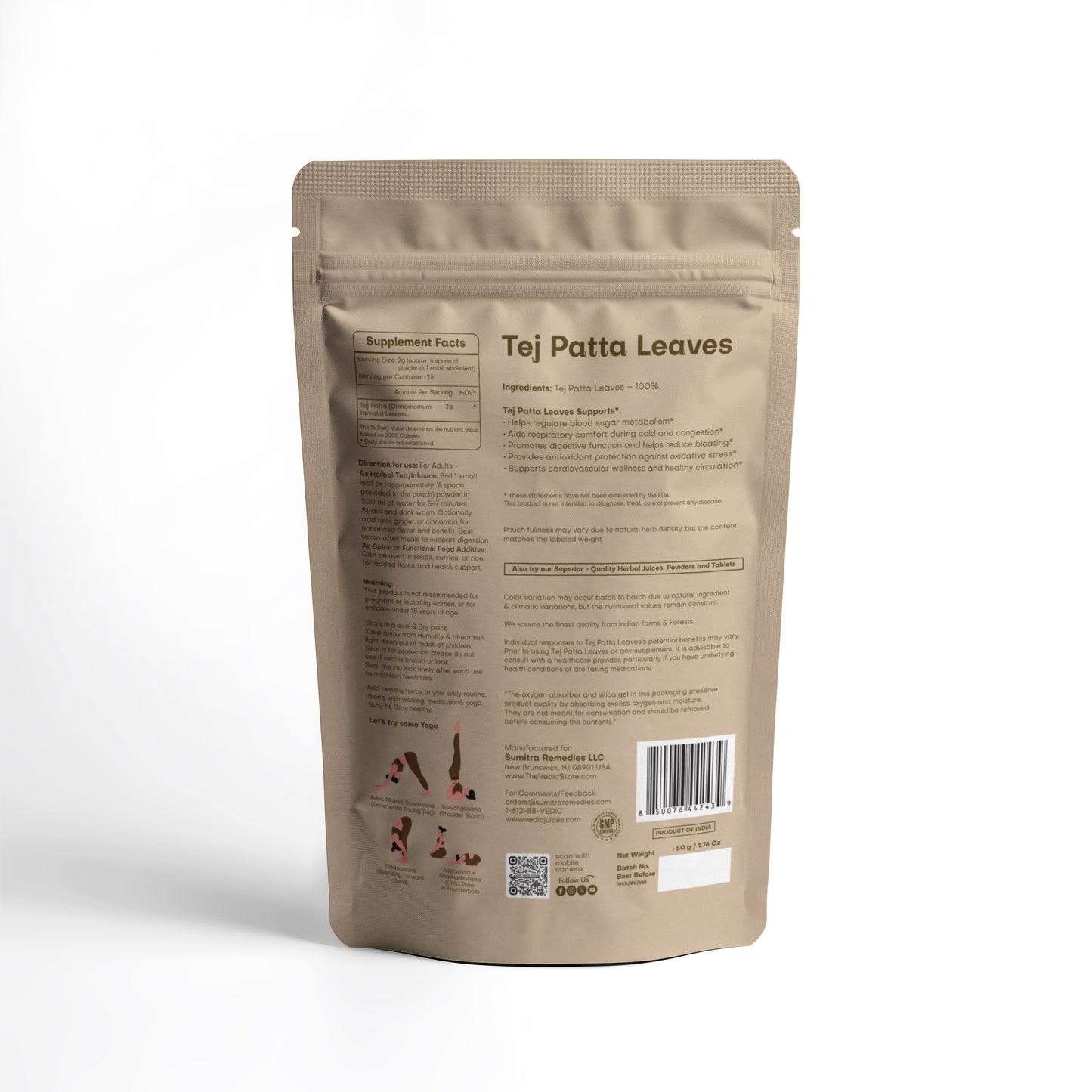 Vedic Tej Patta Leaves 50 Gm
