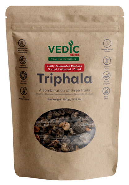 Vedic Herbs Triphala Fruits - The Vedic Store