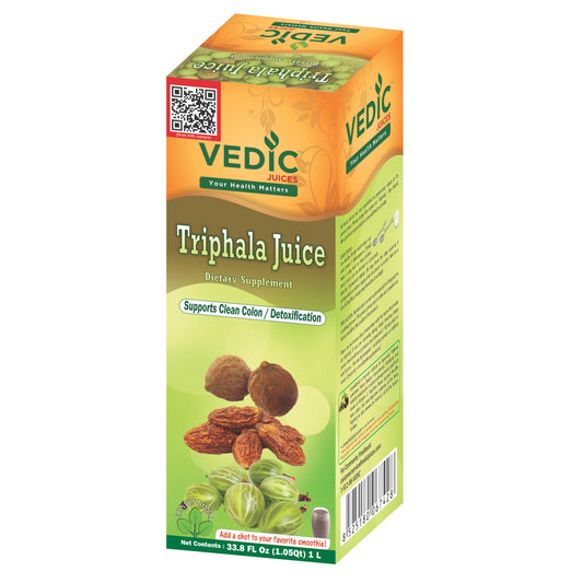 Vedic Regular Triphala Juice , 1Litre - The Vedic Store