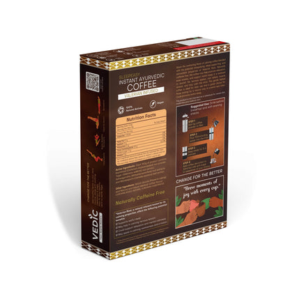 Vedic Coffee , Sleep Easy Instant Ayurvedic Coffee, Valerian Infused
