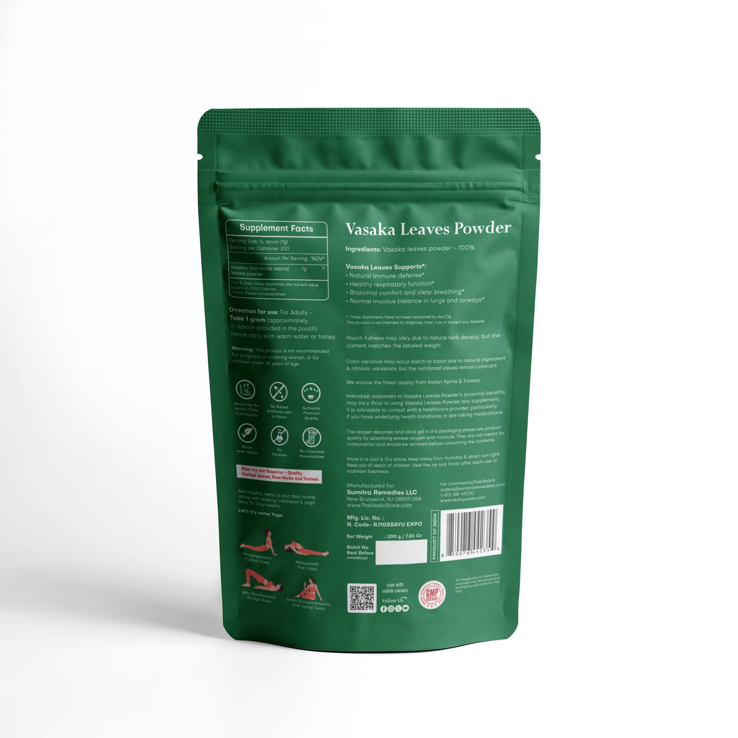 Vedic Vasaka Powder 200 G
