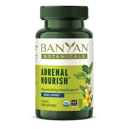 Banyan Botanicals Adrenal Nourish tablets - The Vedic Store