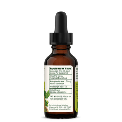 Banyan Botanicals Ashwagandha liquid extract - The Vedic Store
