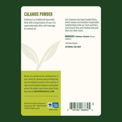 Banyan Botanicals Calamus powder - The Vedic Store