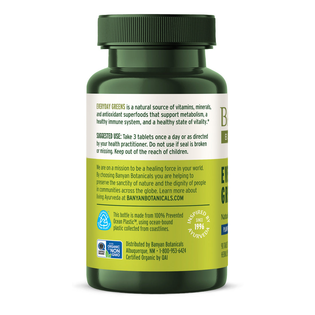 Banyan Botanicals Everyday Greens tablets - The Vedic Store