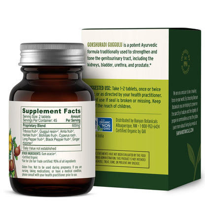 Banyan Botanicals Gokshuradi Guggulu tablets - The Vedic Store