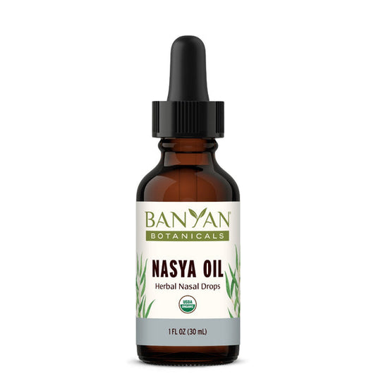 Banyan Botanicals Nasya Oil (1 oz) for Clear Breathing - The Vedic Store