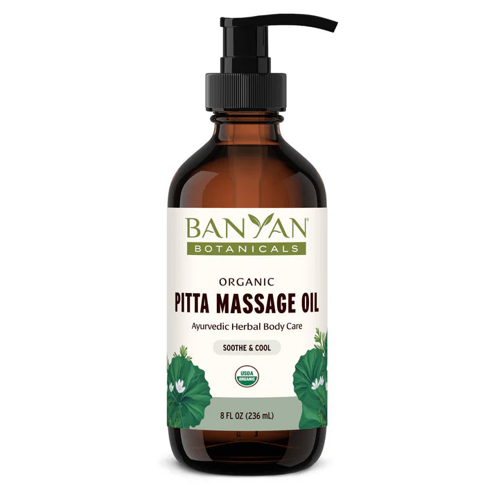 Banyan Botanicals Pitta Massage Oil - The Vedic Store