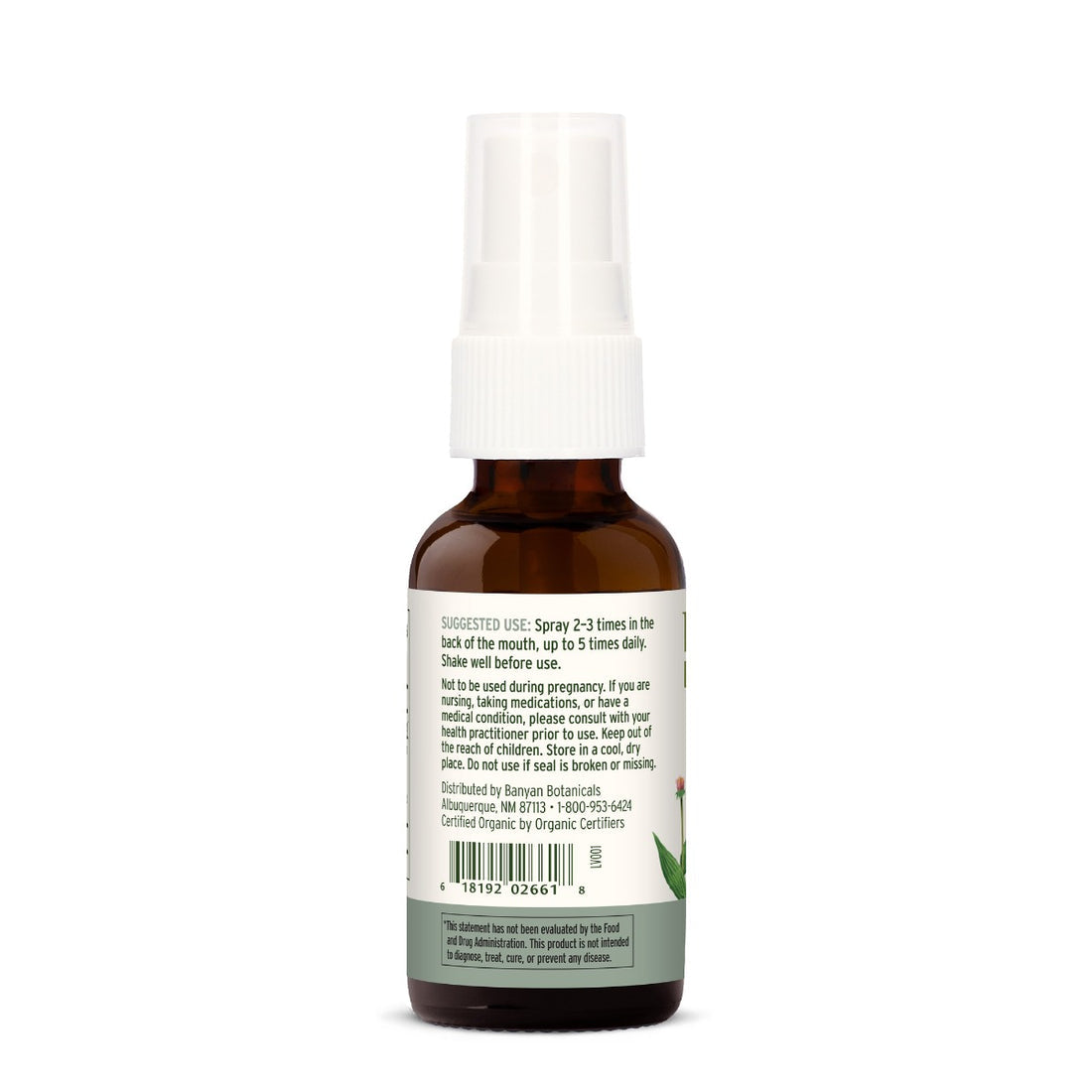 Banyan Botanicals Throat Soother Spray (1 fl oz) - The Vedic Store