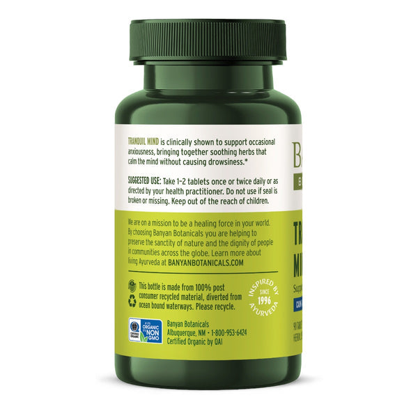Banyan Botanicals Tranquil Mind tablets - The Vedic Store