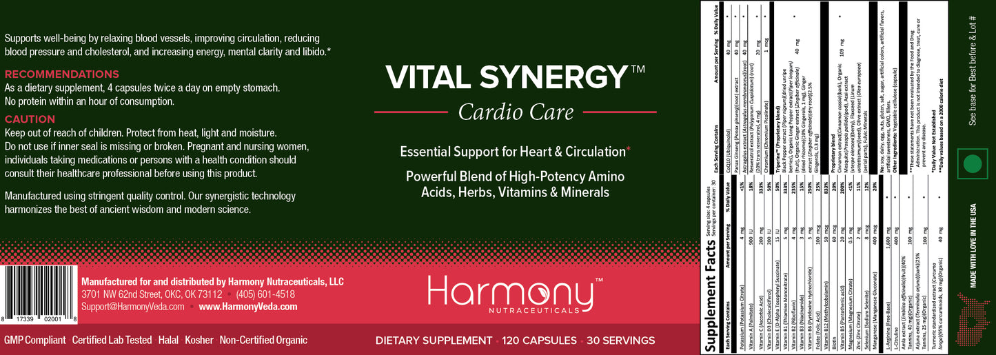 Cardio Power Capsules - TheVedicStore.com