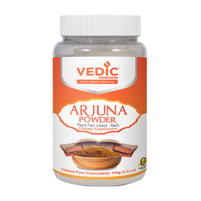 Vedic Arjuna Powder - Supports Healthy Heart & Blood Circulation (100g)