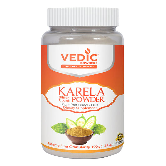 Vedic Karela Powder | Supports Healthy Blood Sugar Levels - The Vedic Store