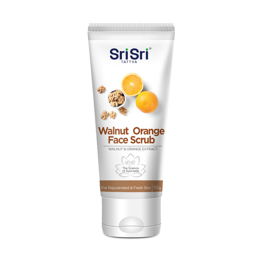Walnut Orange Face Scrub - TheVedicStore.com
