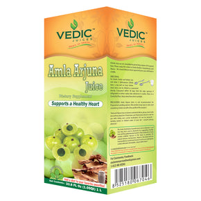 Vedic Amla Arjuna Juice | Healthy Heart Support- ships February 28,24