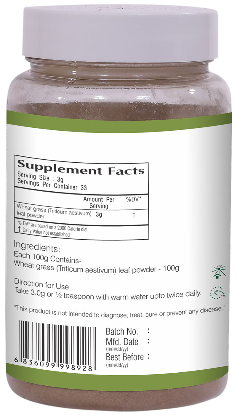 Vedic Wheatgrass Powder - 100g