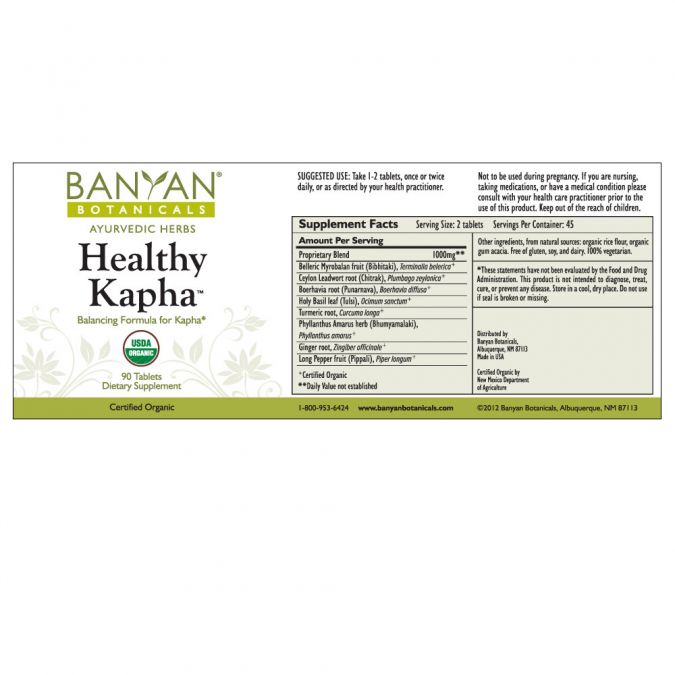 Healthy Kapha - TheVedicStore.com