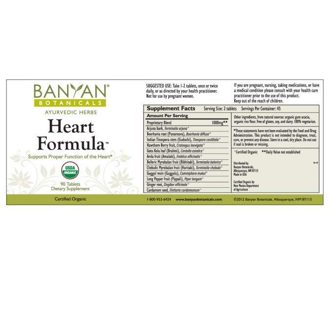 Heart Formula - TheVedicStore.com