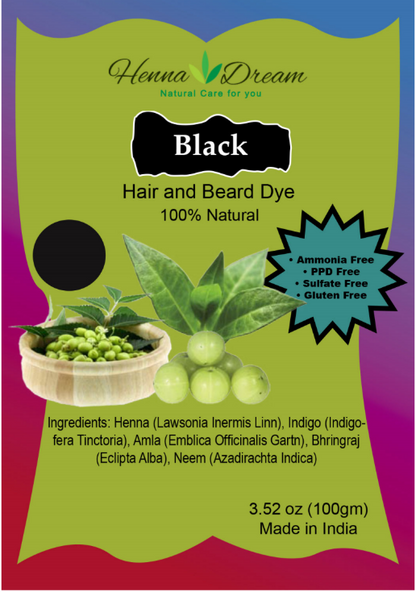 Henna Dream Black - TheVedicStore.com