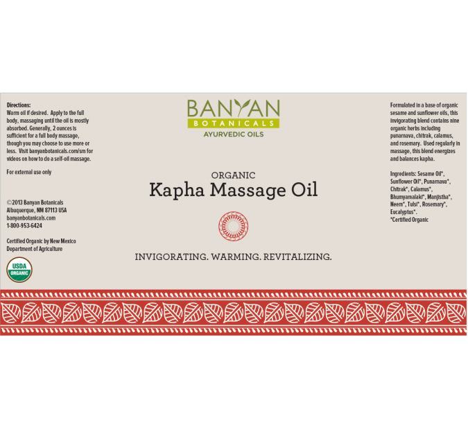 Kapha Massage Oil - TheVedicStore.com