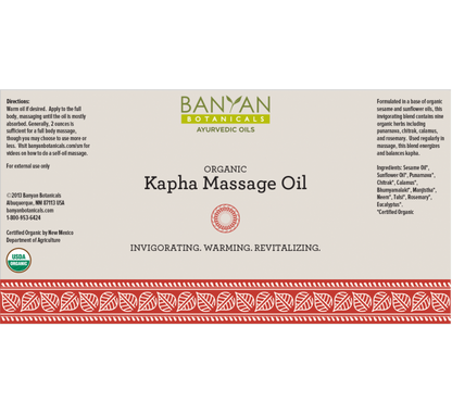 Kapha Massage Oil - TheVedicStore.com