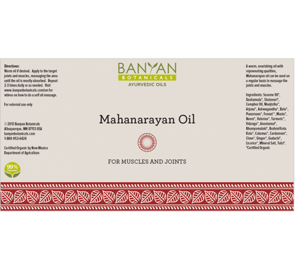 Mahanarayan Oil - TheVedicStore.com