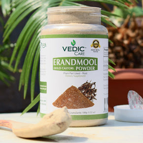 Vedic Erandmool Powder - 100g - Vata Dosha