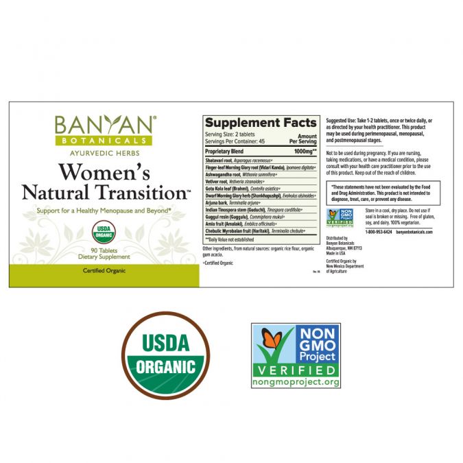 Women's Natural Transitions - TheVedicStore.com